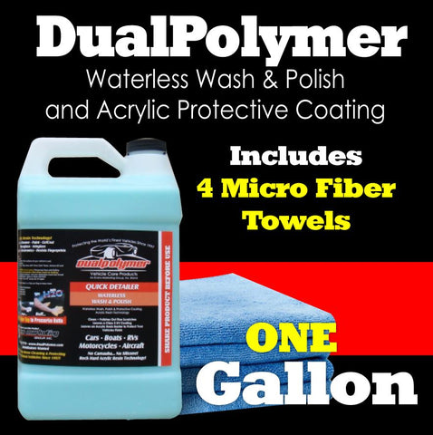 DualPolymer One Gallon (128oz) with MicroFiber Towels