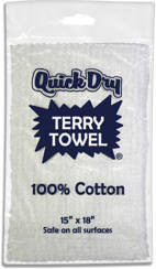 Case (100ct) of Quick Dry Terry Cloth Towels
