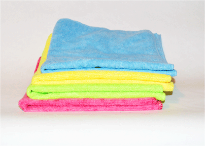 Economy 4-Pack Assorted MicroFiber Towel