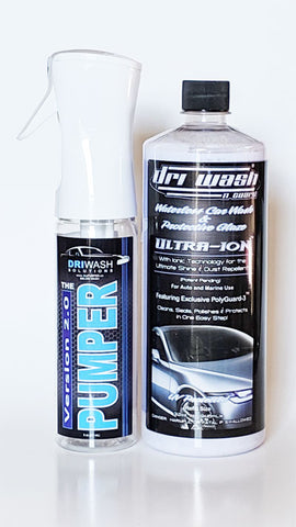 32oz DRI WASH 'n GUARD® ULTRA-ION Waterless Car Wash (w/thePUMPERv2)